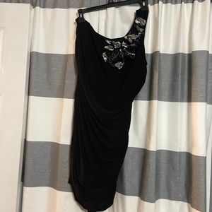 Taboo One Strap Black Cocktail/ Party Dress Size 8